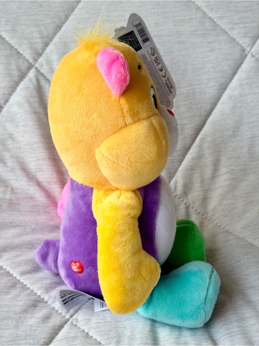 Care Bears (2025) FunSize Sparkle Plush (Eco) “Work Of Heart Bear” 9” Plush/NWT - Picture 2 of 16